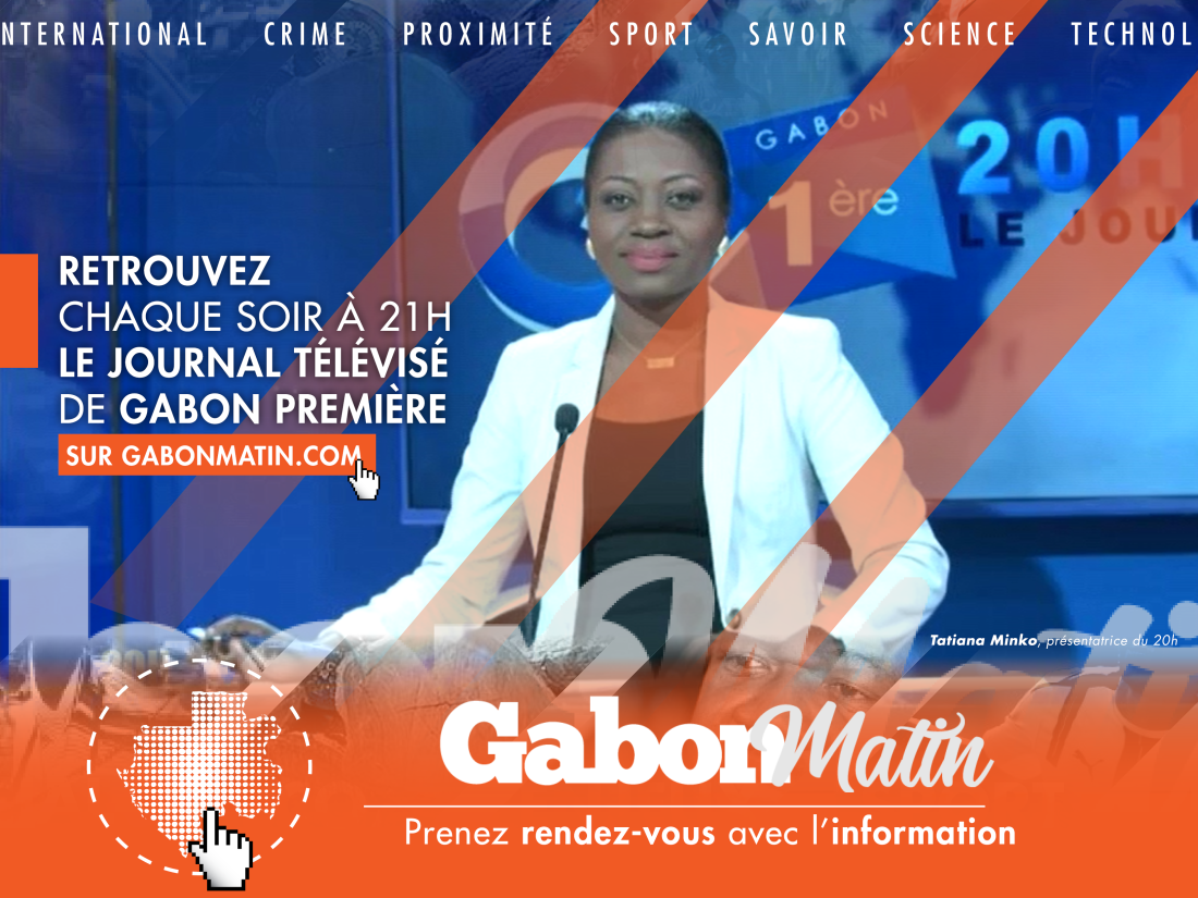 Visuel GabonMatin.com - journal télévisé du soir