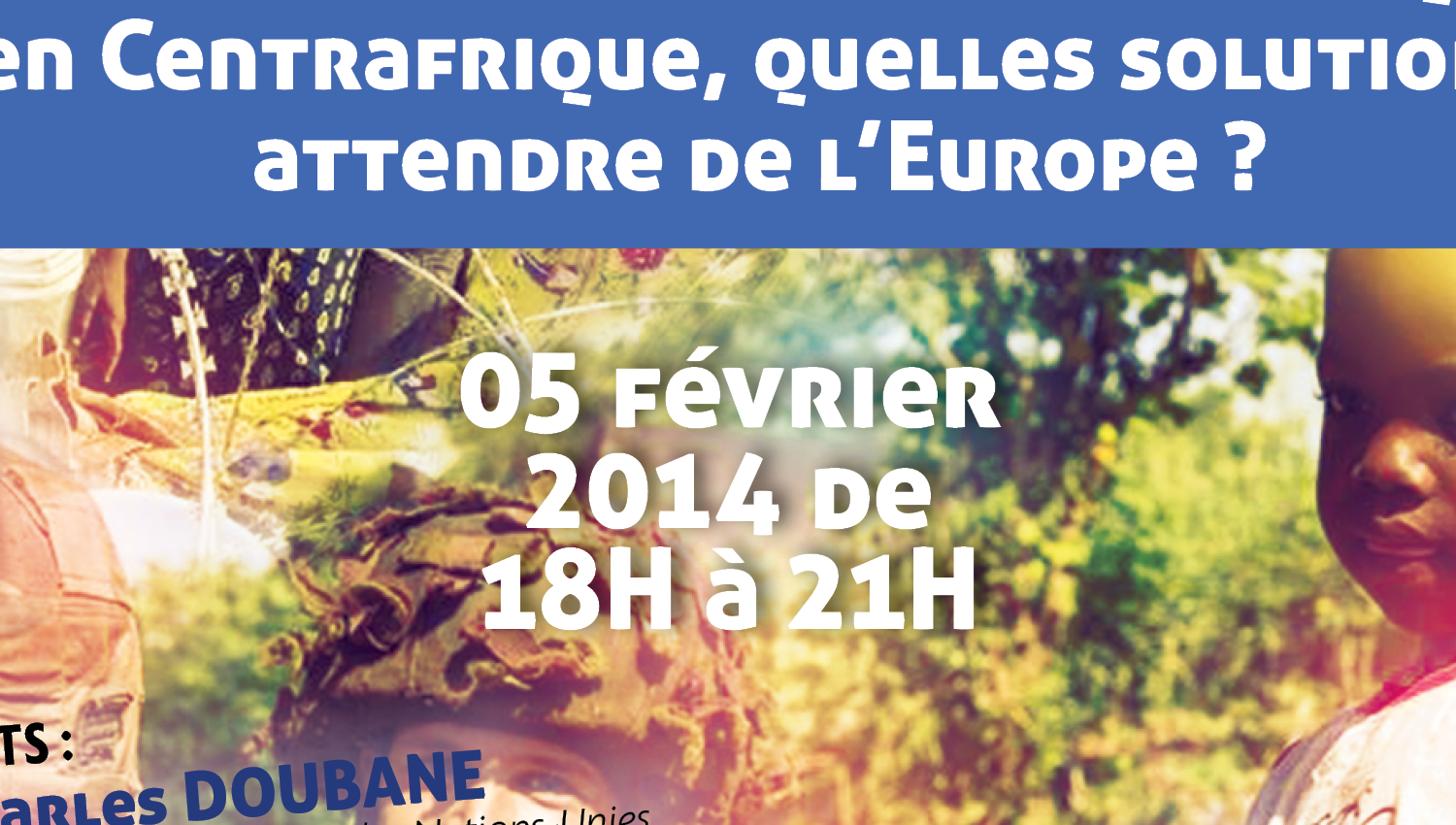 Conférence-débat sur la crise en Centrafrique à Strasbourg
