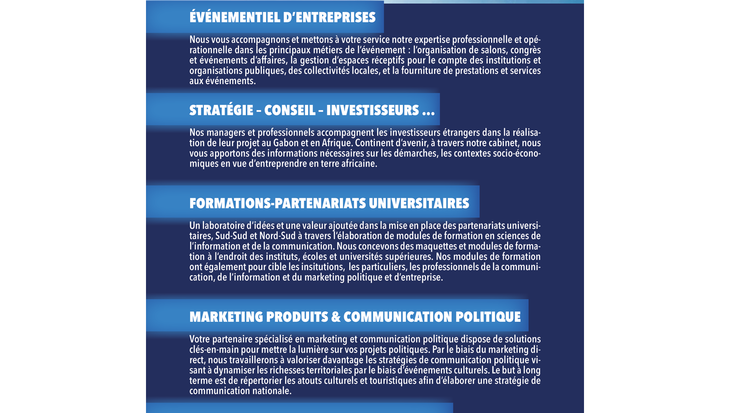 Roll up pour Continental Com Corporate