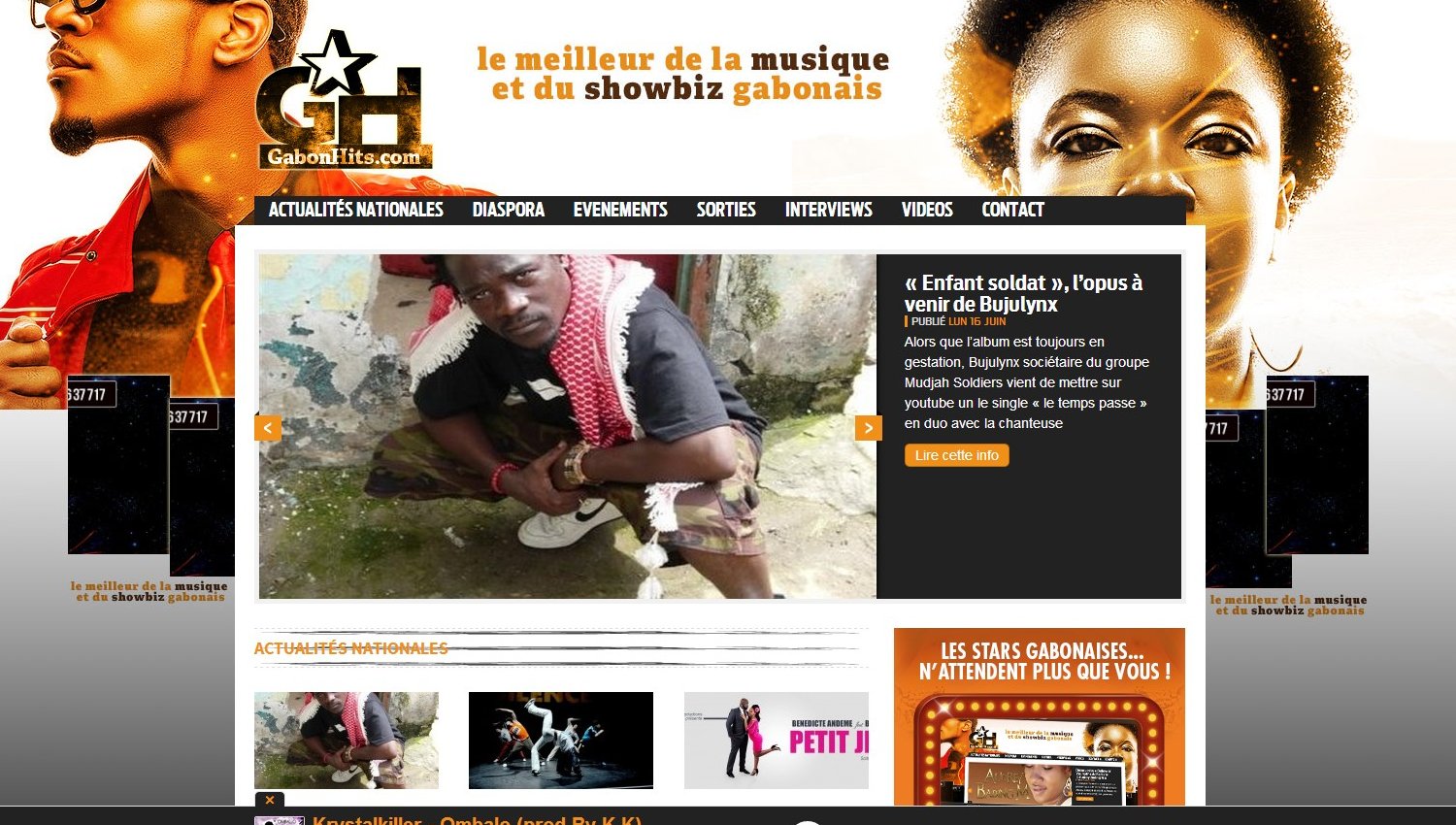 GabonHits.com, le meilleur de la musique et du showbiz gabonais