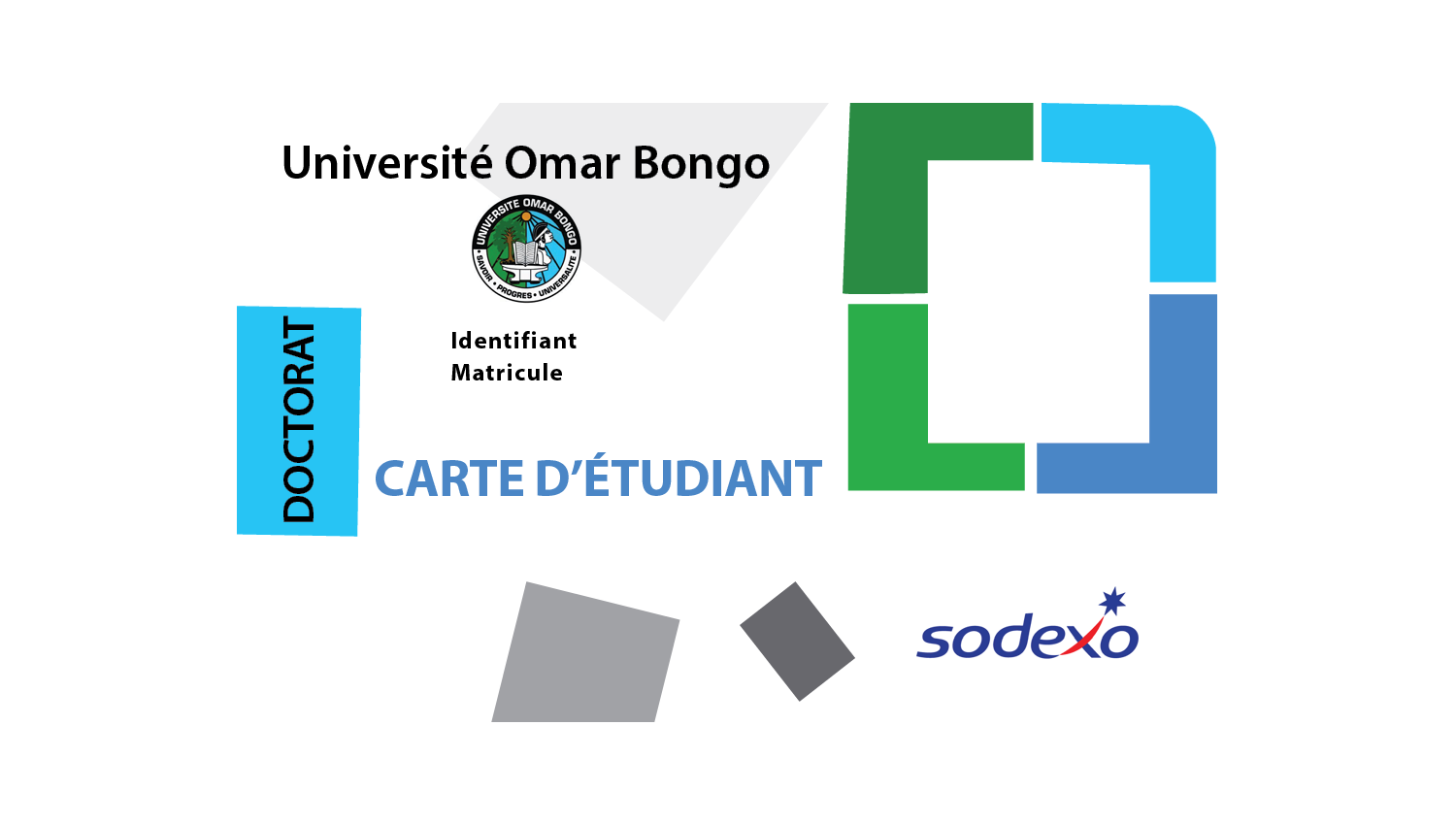 Carte d'étudiant de l'Université Omar Bongo