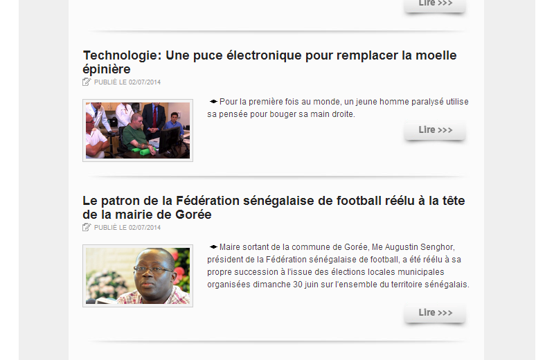 Newsletter quotidienne du portail GabonEco.com