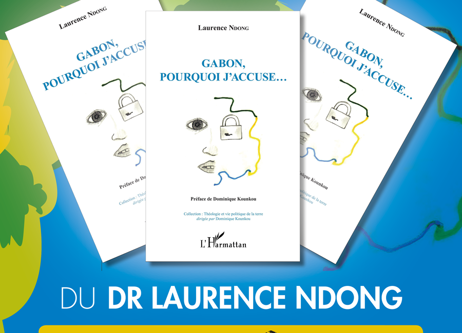 Affiche tournée livre de Laurence Ndong
