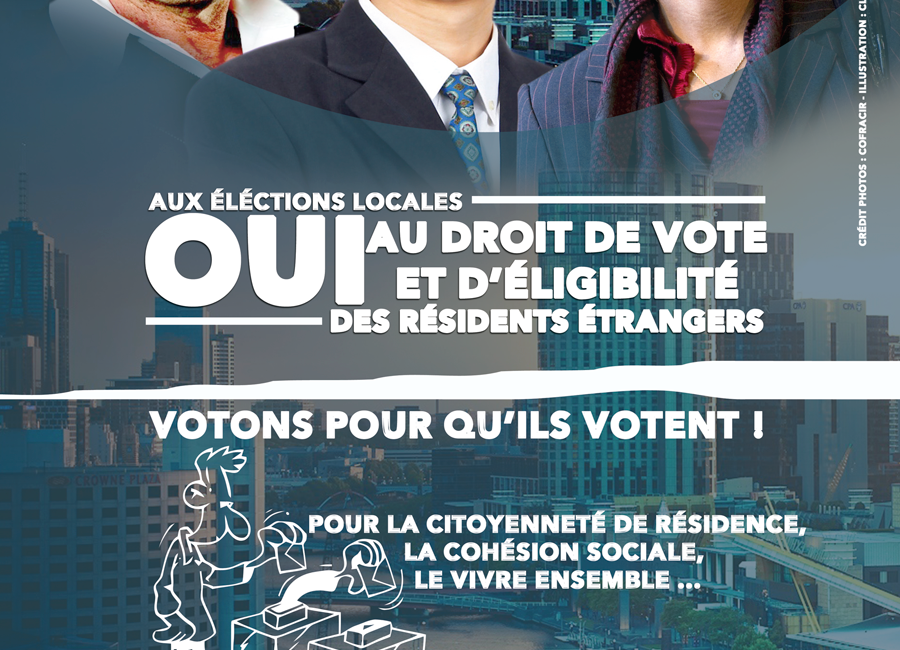 Campagne pour le droit de vote des résidents étrangers