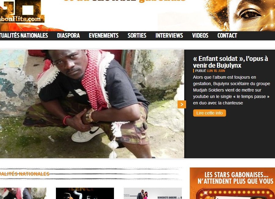 GabonHits.com, le meilleur de la musique et du showbiz gabonais